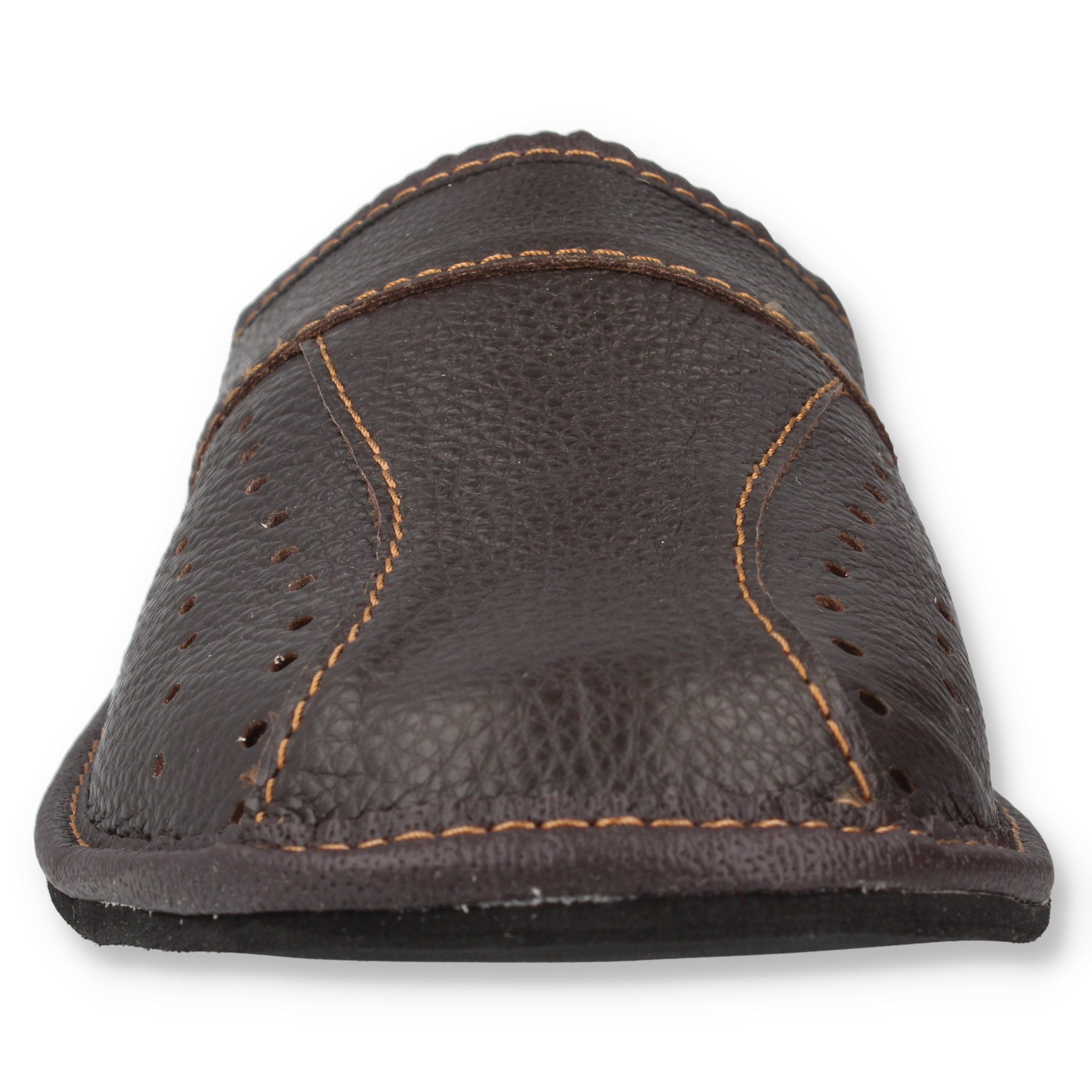 filsko Danzig Elegante Herren Pantoffeln aus Rindleder Hausschuh bis Schuhgröße 50!