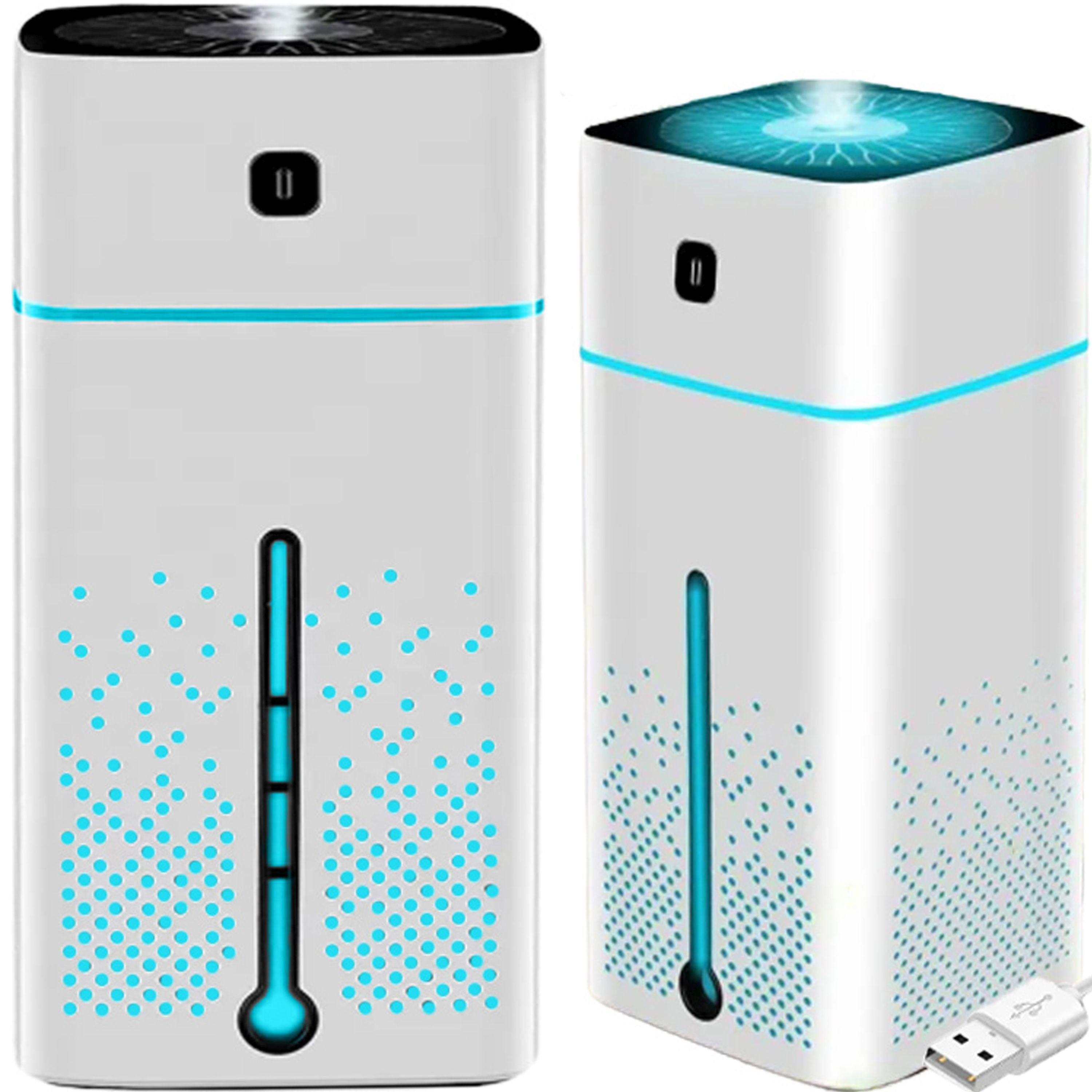 Retoo Luftbefeuchter USB Ultraschall Luftbefeuchter Duftöl Humidifier Aroma Diffuser 1L, 1,00 l Wassertank, Extrem leise im Betrieb, Funktion Nachttischlampe und Aromatherapie