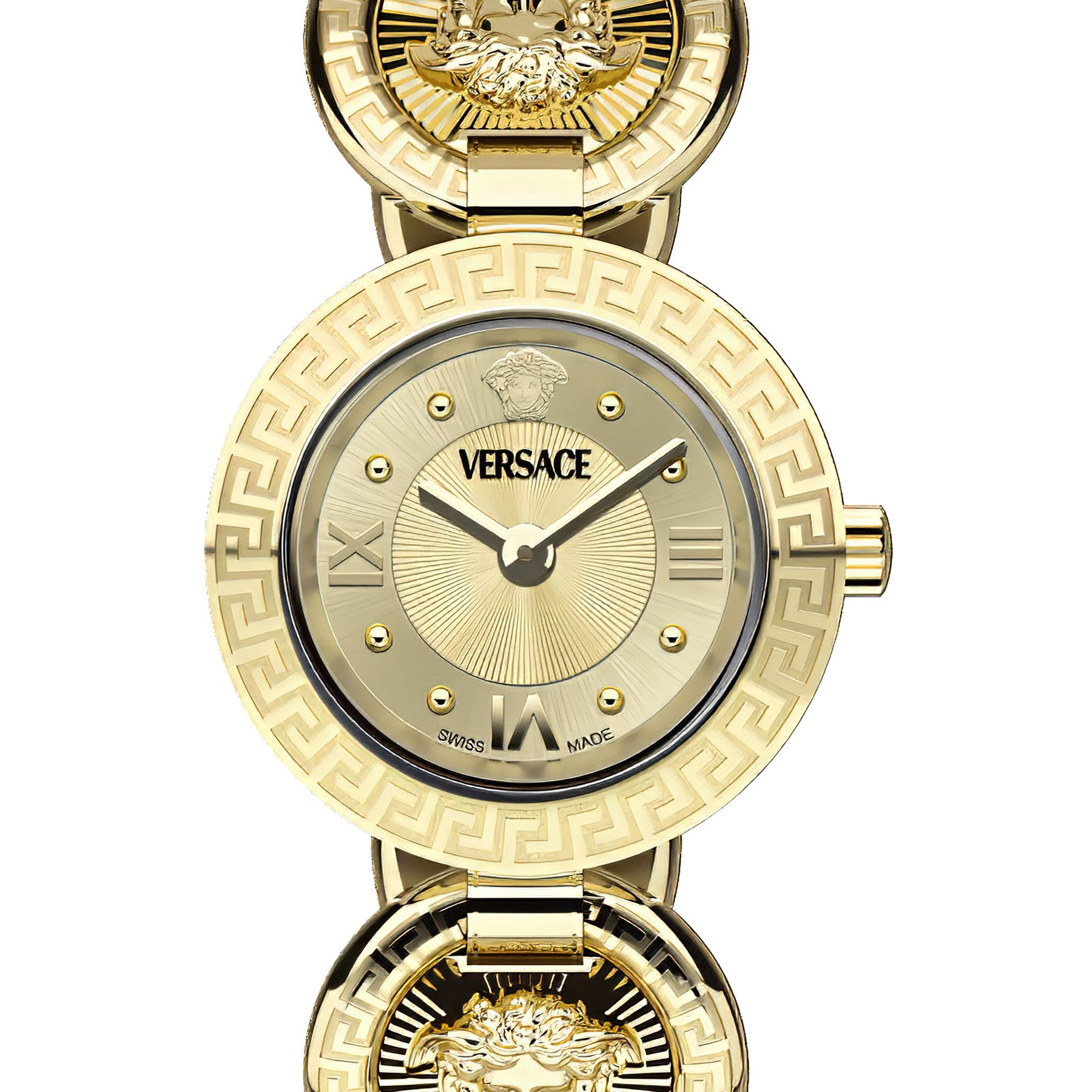 Versace Schweizer Uhr Greca Jewel Gold günstig online kaufen
