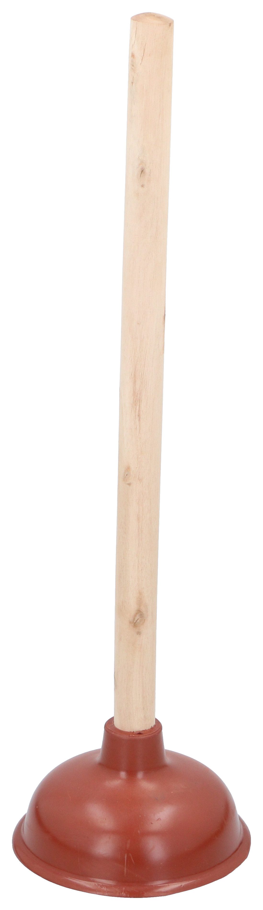 Bambelaa! Pümpel Pümpel Abfluss WC Saugglocke Abflussreiniger Rohrreiniger Holz ca 49cm