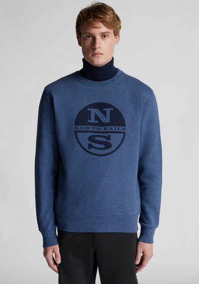 North Sails Sweatshirt mit großem Logoprint