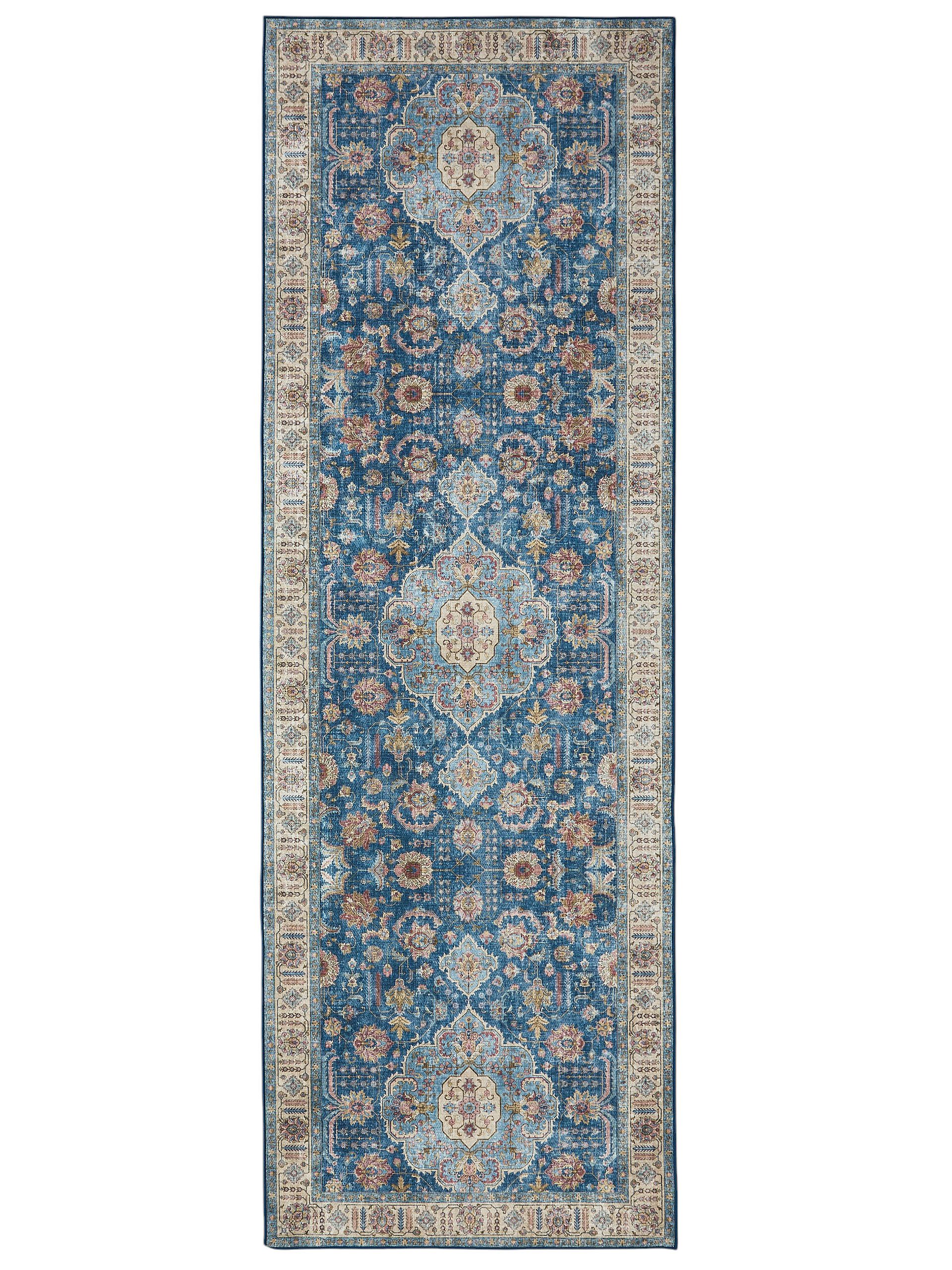 benuta Läufer Laury, rechteckig, Höhe: 5 mm, Kunstfaser, Berber, Ethno-Style, Wohnzimmer