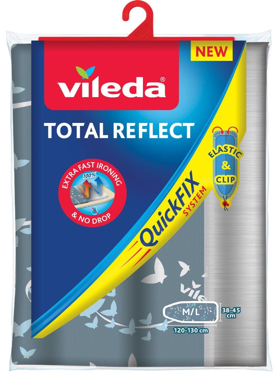 Vileda Bügelbrett Vileda Bügeltischbezug für Total Reflect Plus