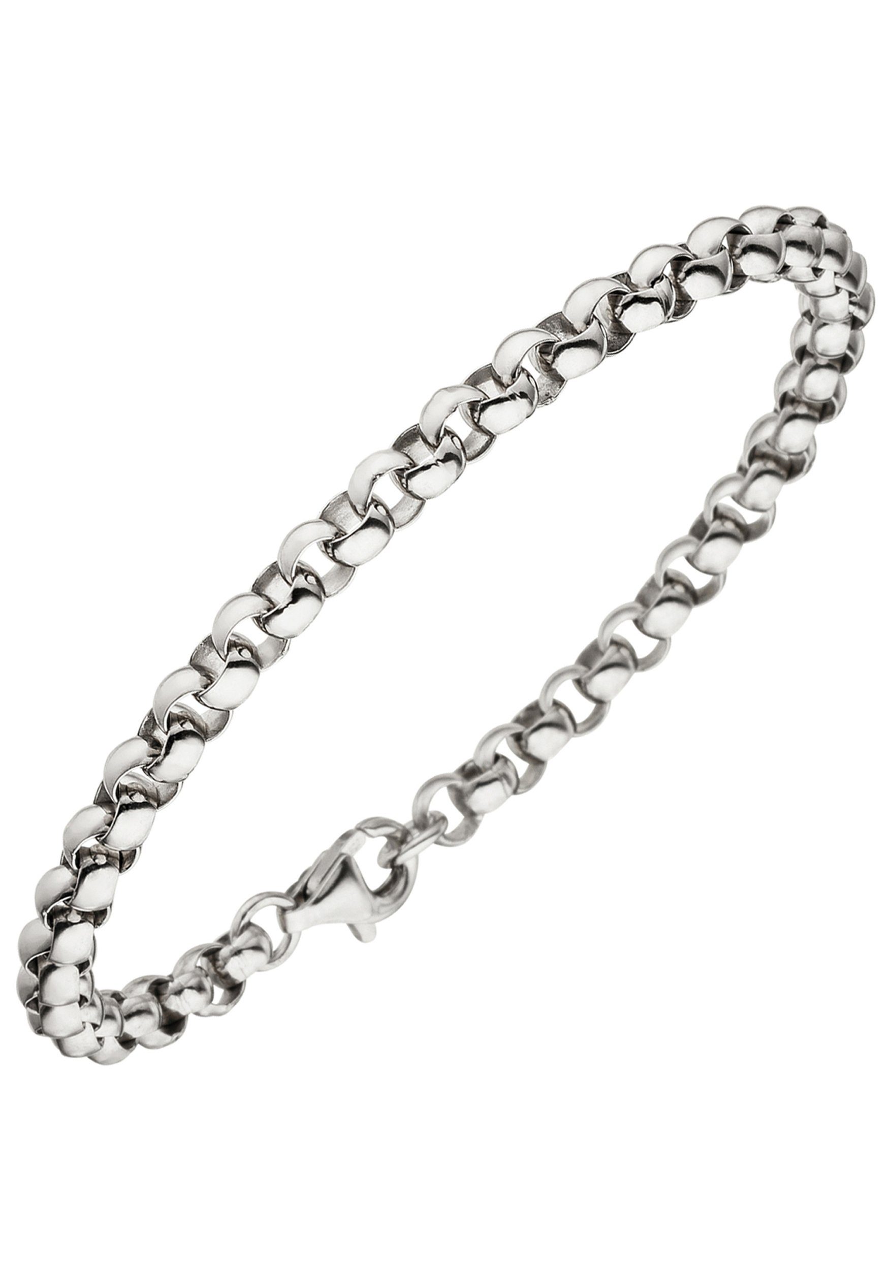 JOBO Silberarmband, Erbsarmband 925 Silber 19 cm