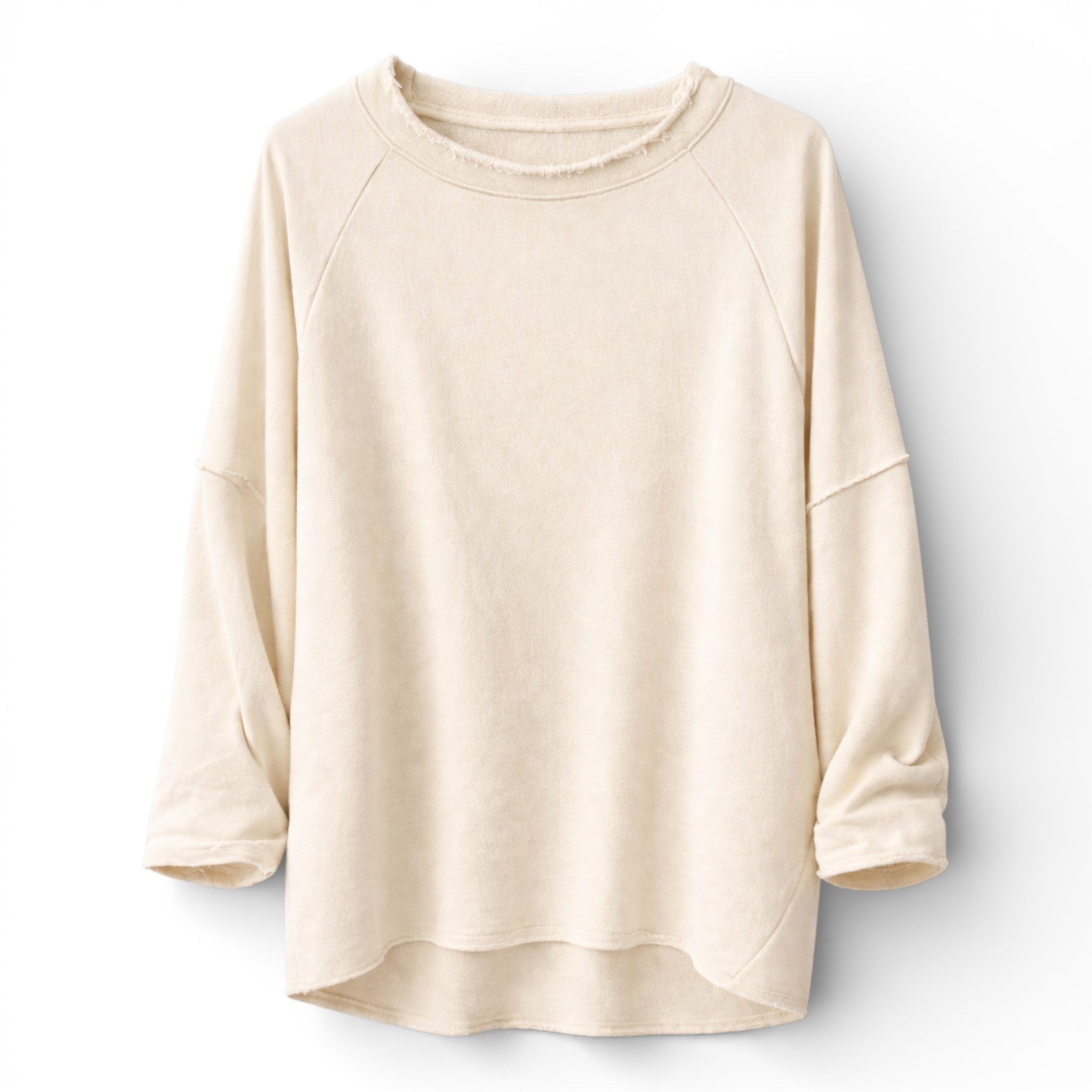 OriginalYou Sweatshirt Damen Langarmshirt Baumwoll Strand Sweater One Size günstig online kaufen
