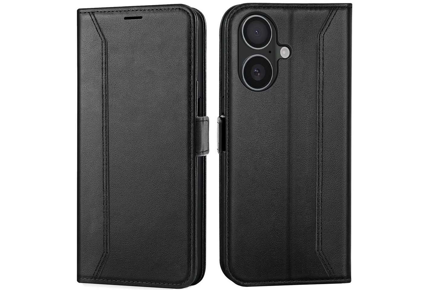 CoolGadget Handyhülle Book Case Elegance Tasche für Apple iPhone 17 6,3 Zoll, Hülle Magnet Klapphülle Flip Case für iPhone 17 Schutzhülle
