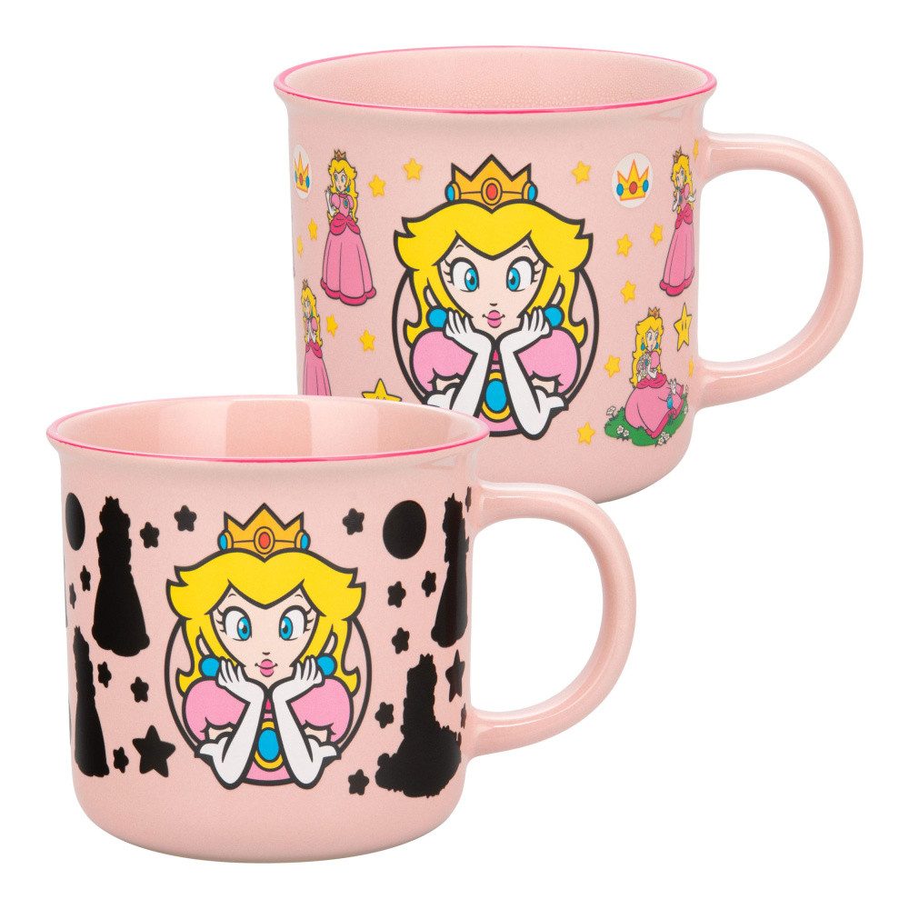 Paladone Tasse Super Mario Tasse mit Thermoeffekt Princess Peach