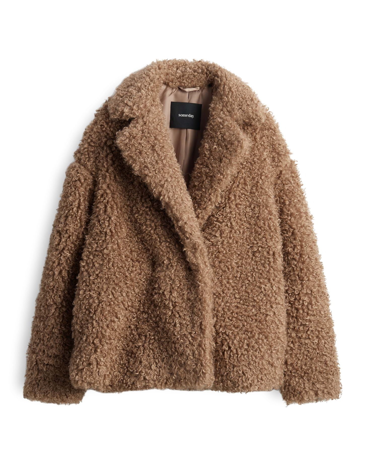 someday Cabanjacke VANTELO SOFT Loose Teddyjacke im Caban Stil Weite Passfo günstig online kaufen