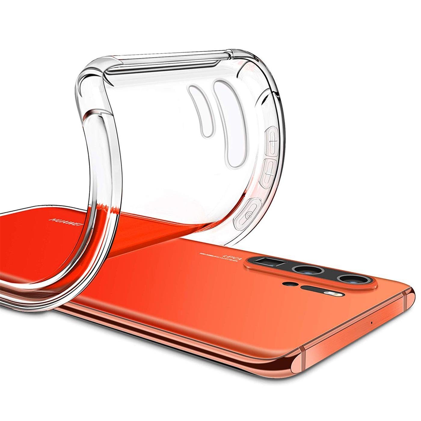 CoolGadget Handyhülle Anti Shock Rugged Case für Huawei P30 Pro 6,5 Zoll, Slim Cover mit Kantenschutz Schutzhülle für P30 Pro Hülle Transparent – Bild 4 von 5