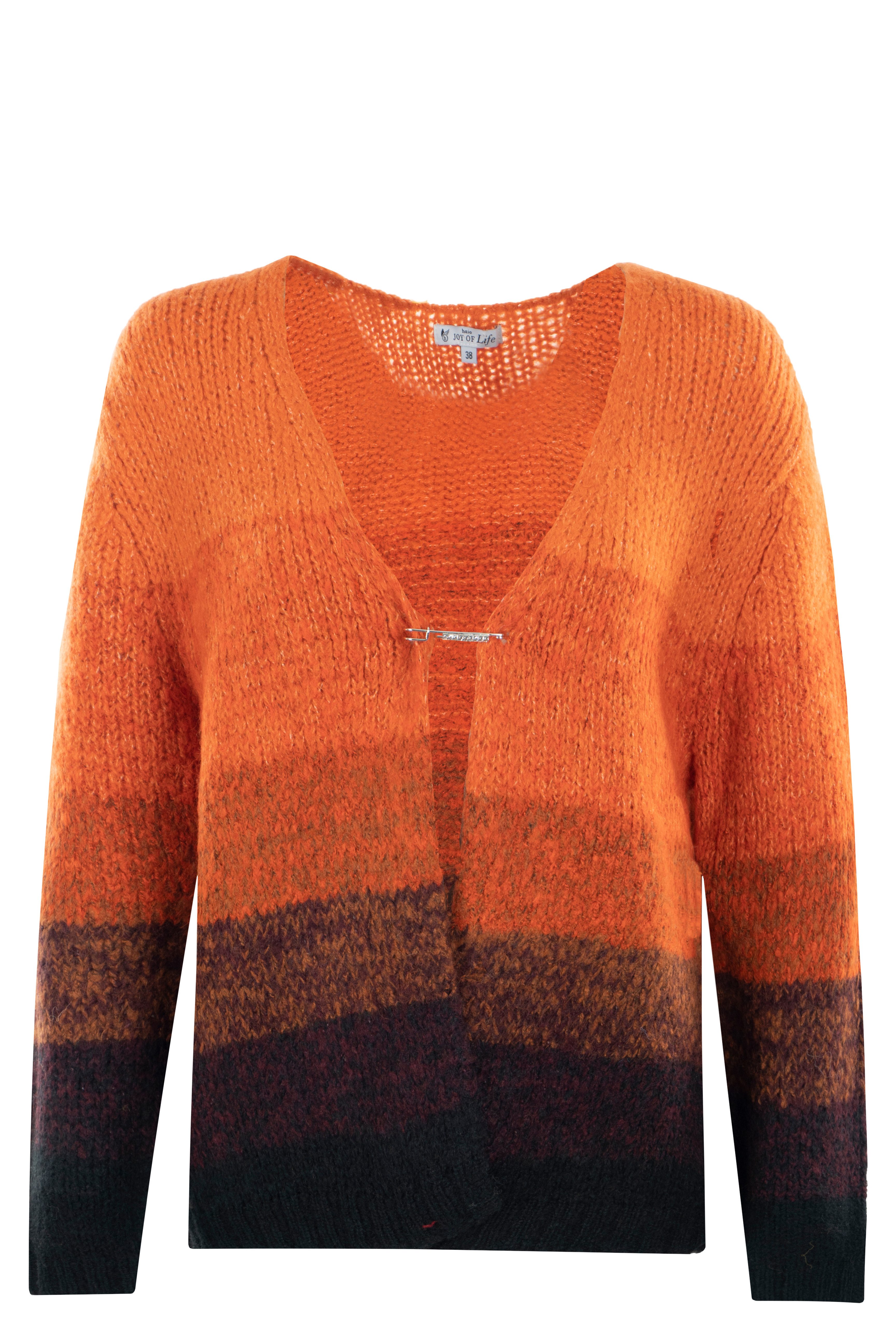 Hajo Sweatshirt Strickcardigan Farbverlauf