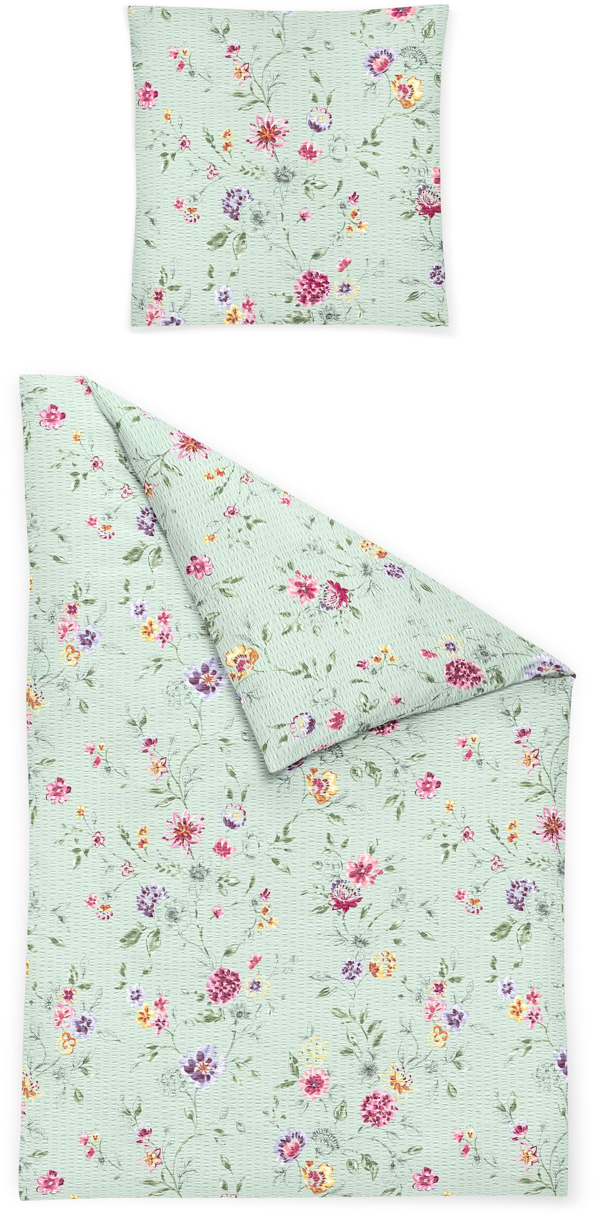 BIERBAUM Bettwäsche 3524, Seersucker, 2 teilig, günstig online kaufen