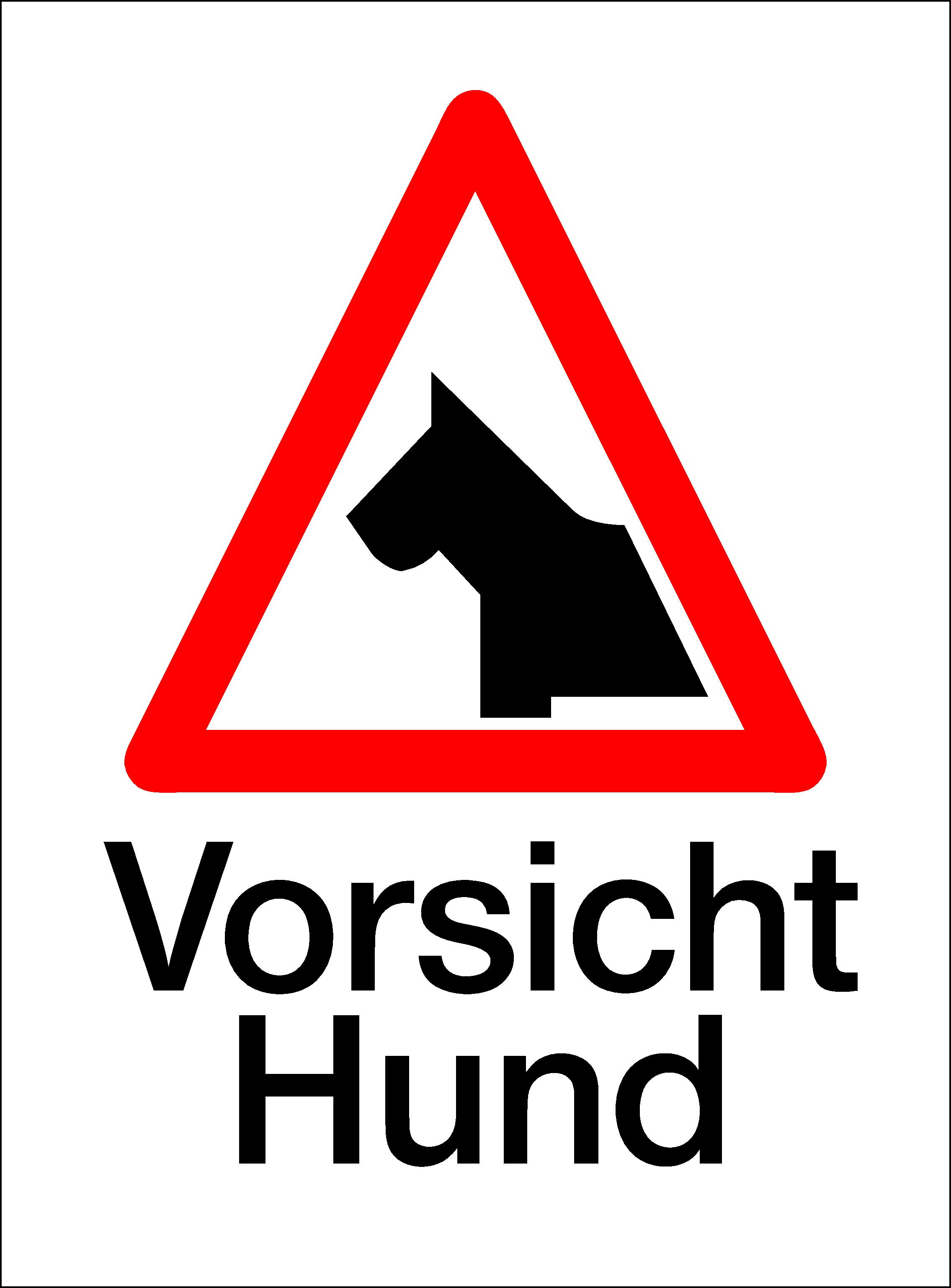 Wichelhaus Hinweisschild Hinweisschilder Hund – verschiedene Motive, wetterfest & robust