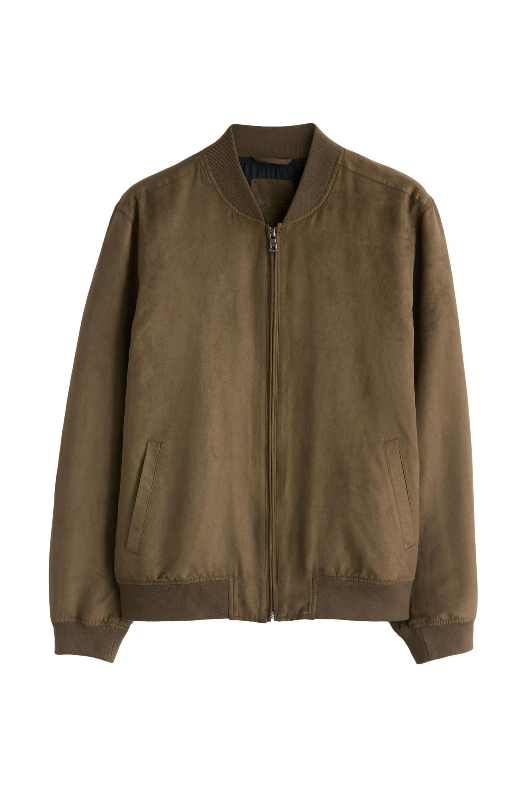 Next Bomberjacke Bomberjacke aus Velourskunstleder (1-St)