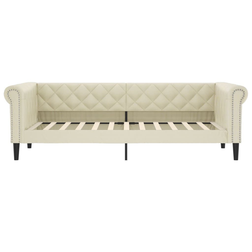 vidaXL Bett Tagesbett Creme 100x200 cm günstig online kaufen