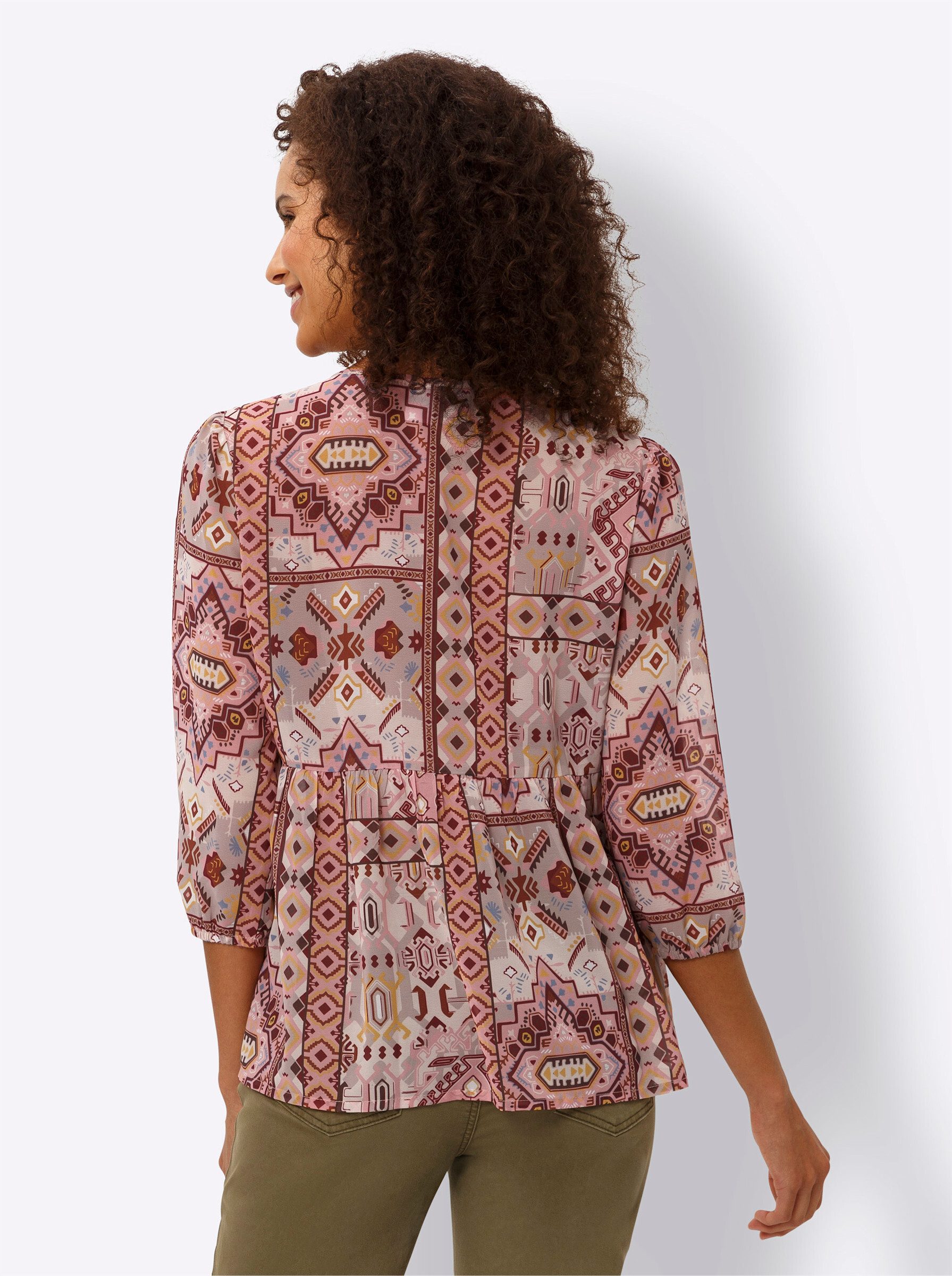 heine Klassische Bluse Druckbluse . günstig online kaufen