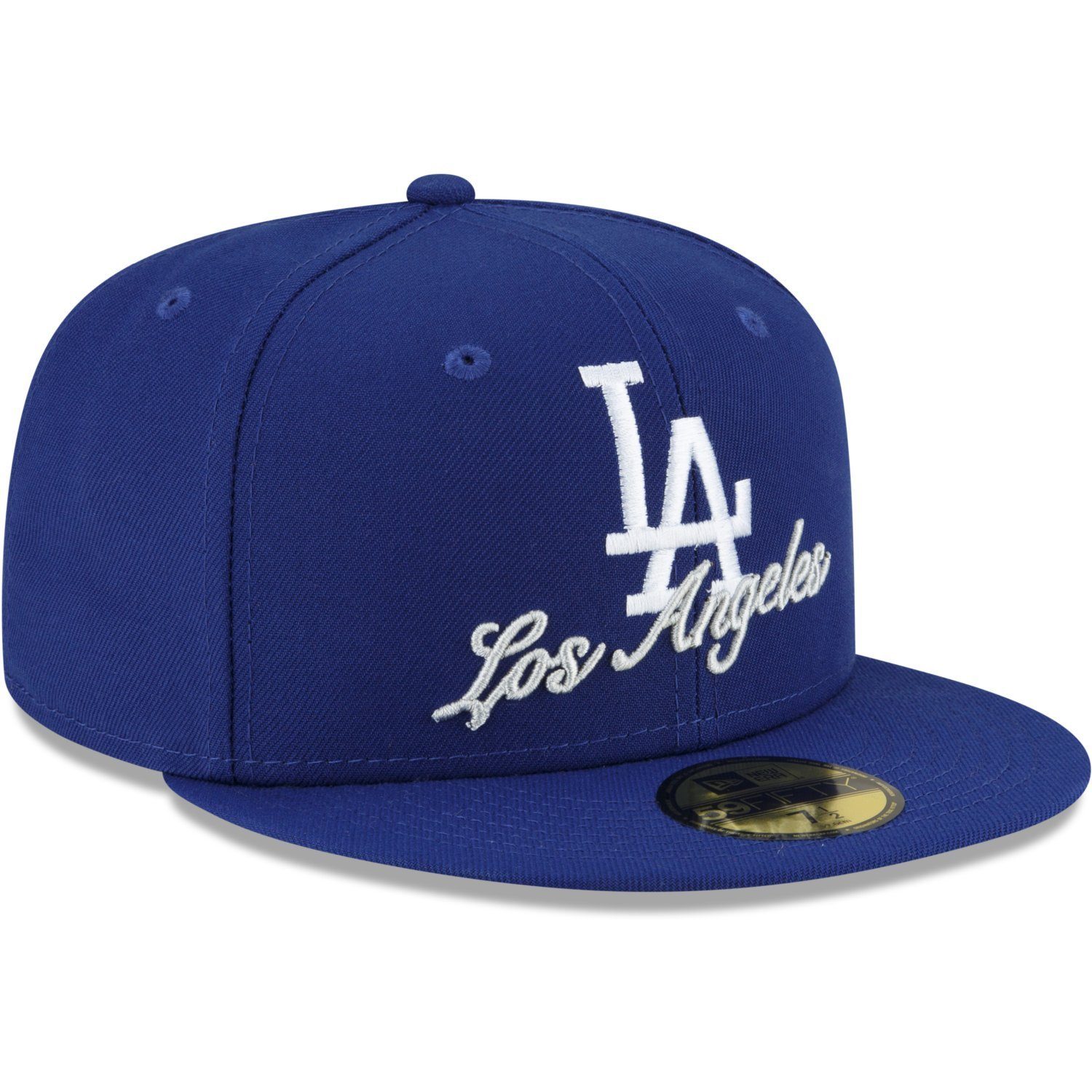 Angeles Los 59Fifty LOGO Era Cap New DUAL Fitted Dodgers