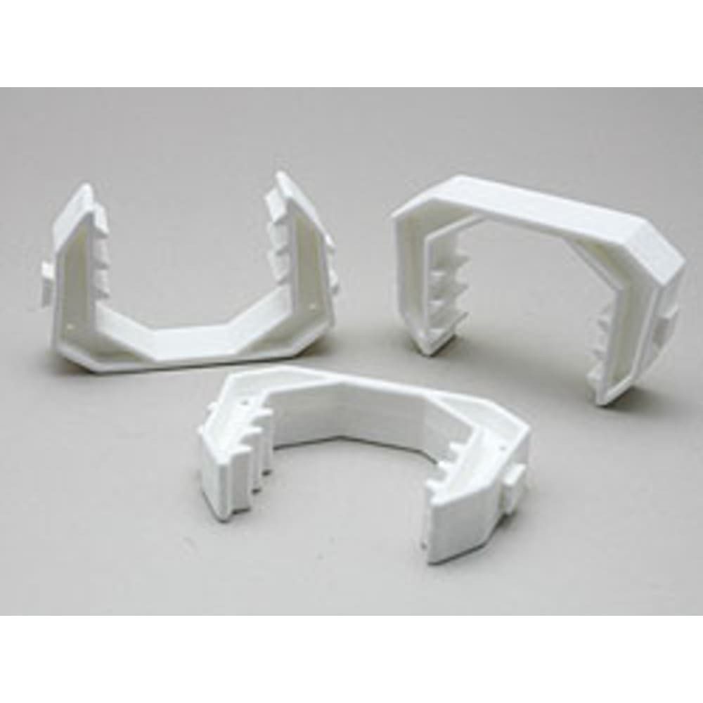 HundB Klemmen Fensterklammer weiß 1 Stück – Fensterhalter 112x55x20 mm, (Stück, 1-St., Fensterklammer), Fensterhalterung Fensterbefestigung Fensterklemme Fensterclip