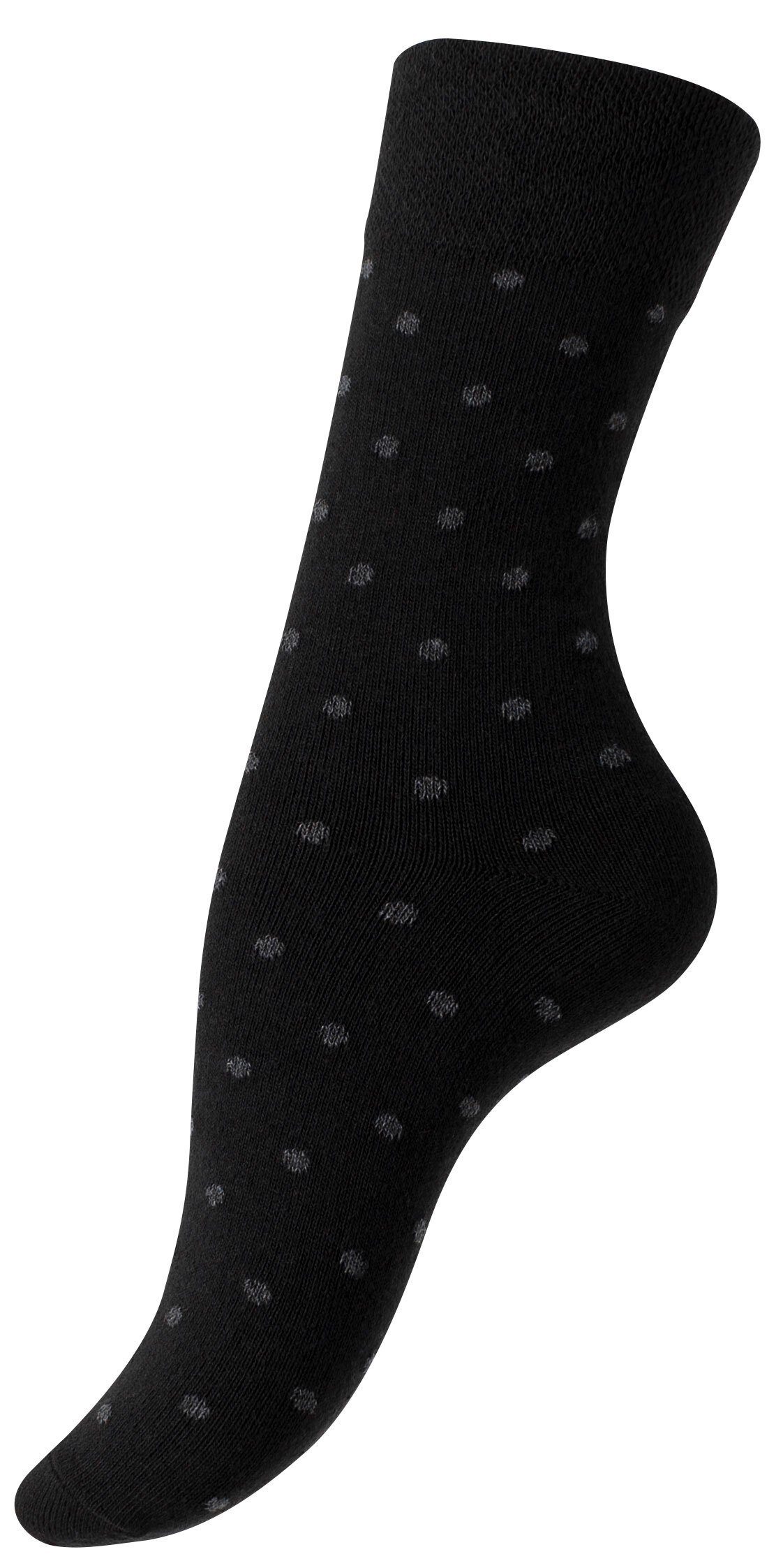 Vincent Creation® Socken Damen Socken Mehrfarbig Streifen Punkte (10-Paar) in angenehmer Baumwollqualität