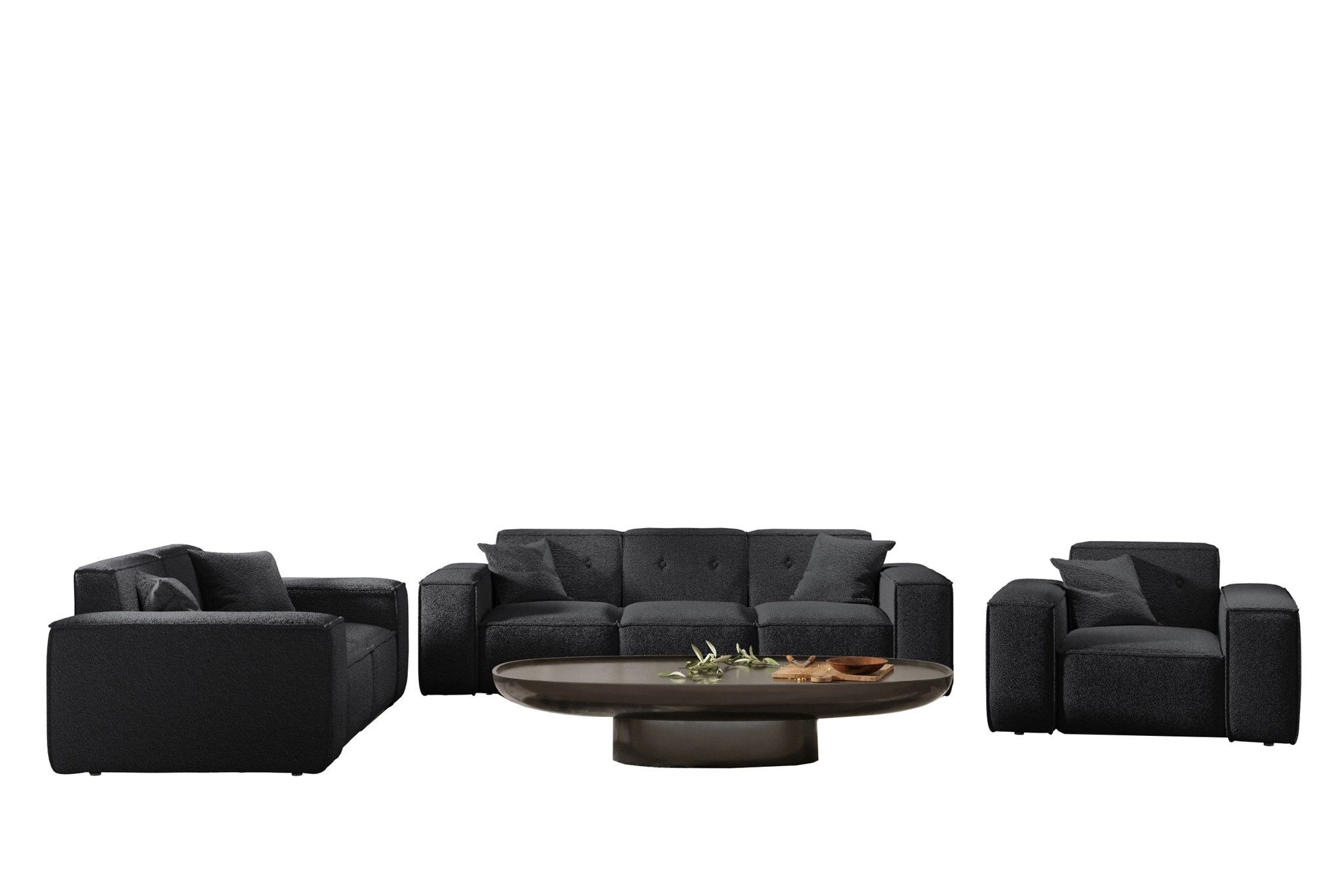 Fun Möbel Polstergarnitur Sofaset Designersofa CESINA günstig online kaufen
