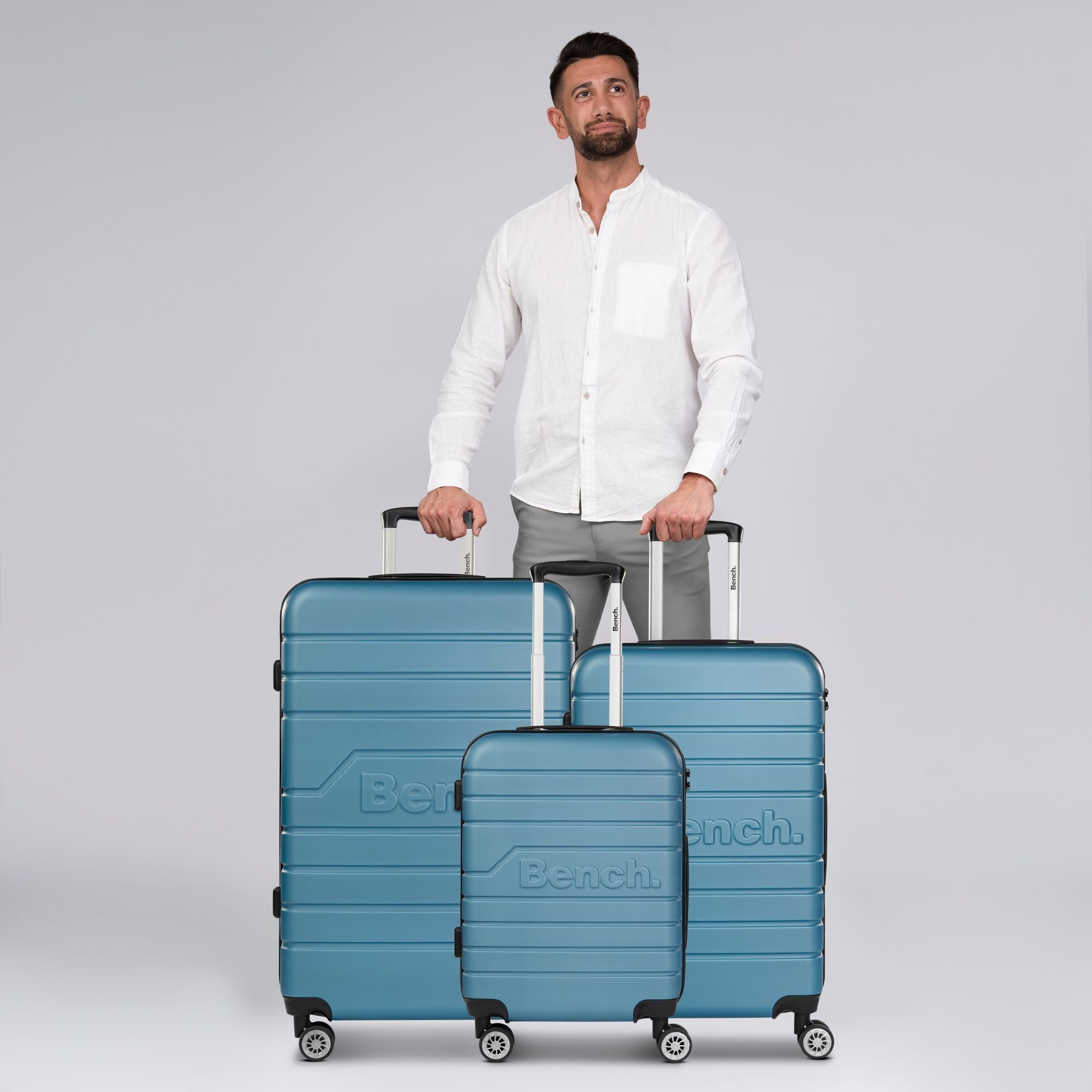 Bench. Trolleyset Seattle, 4 Rollen, (3-teilig, günstig online kaufen