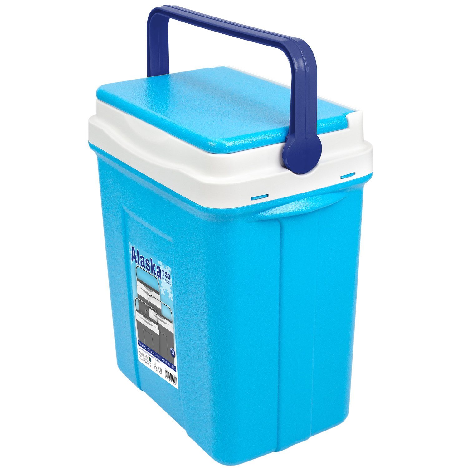 noorsk Thermobehälter Kühlbox in verschiedenen Größen mit Klappdeckel, Kunststoff 29 Liter