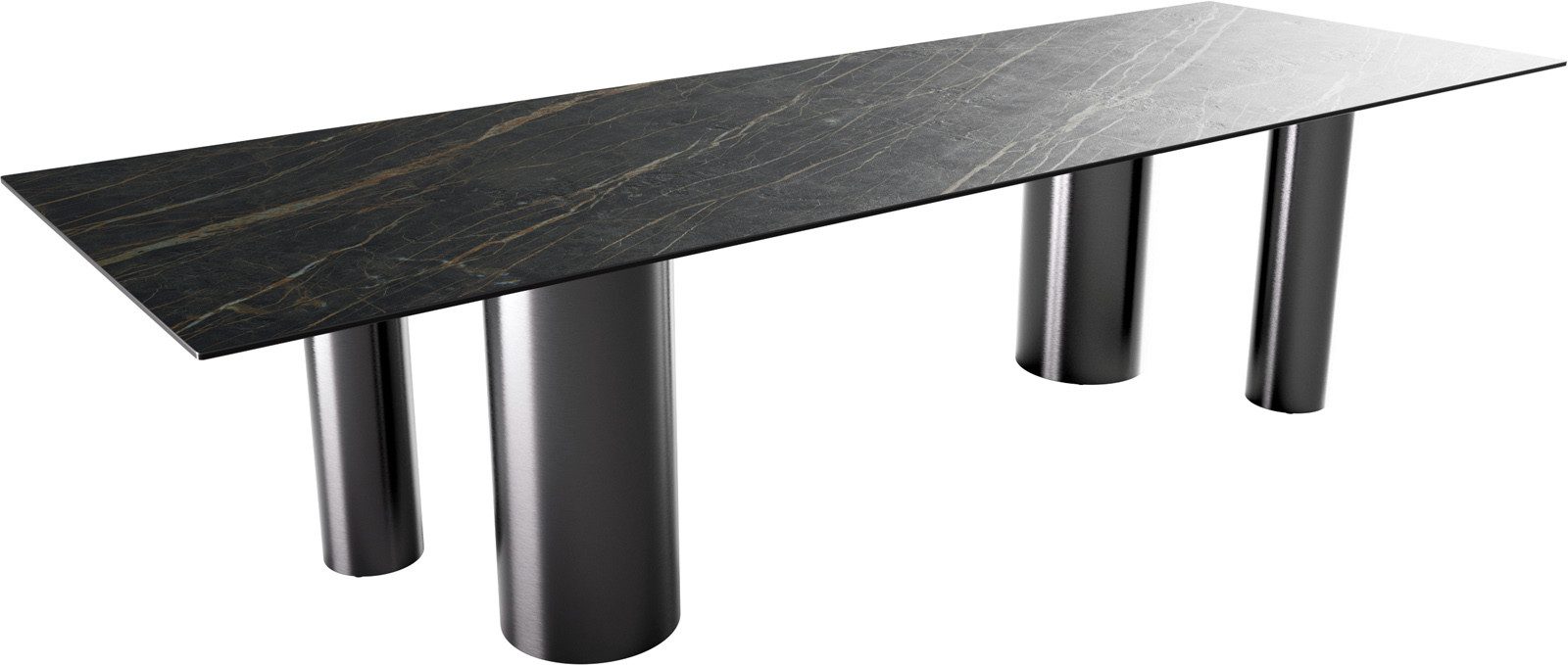 DELIFE Esstisch Edge, Keramik Laminam®Noir Desir günstig online kaufen
