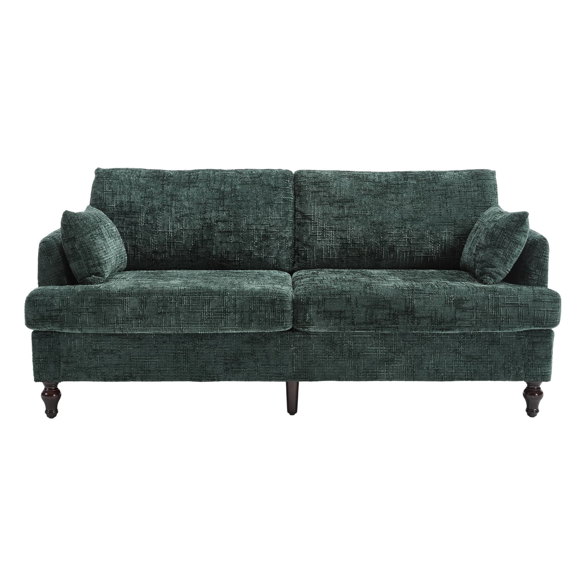 ANYSUN Sofa Schlafsofa, 2-sitziges Chenille-Sofa, Set