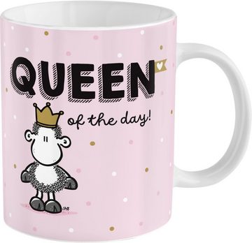 Sheepworld Tasse Kaffeetasse Kaffeebecher Teetasse Tasse 50cl Sheepworld Queen 48946, Material: Porzellan