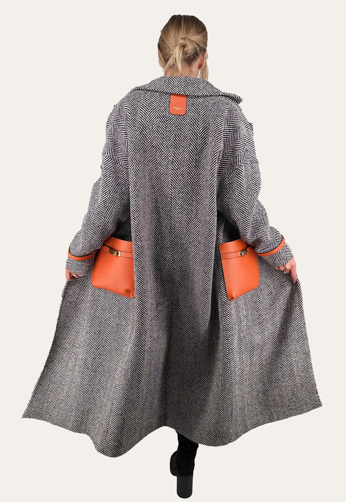 Hollert Wollmantel Damen Wollmantel Estelle - Eleganz mit stilvollen Akzent