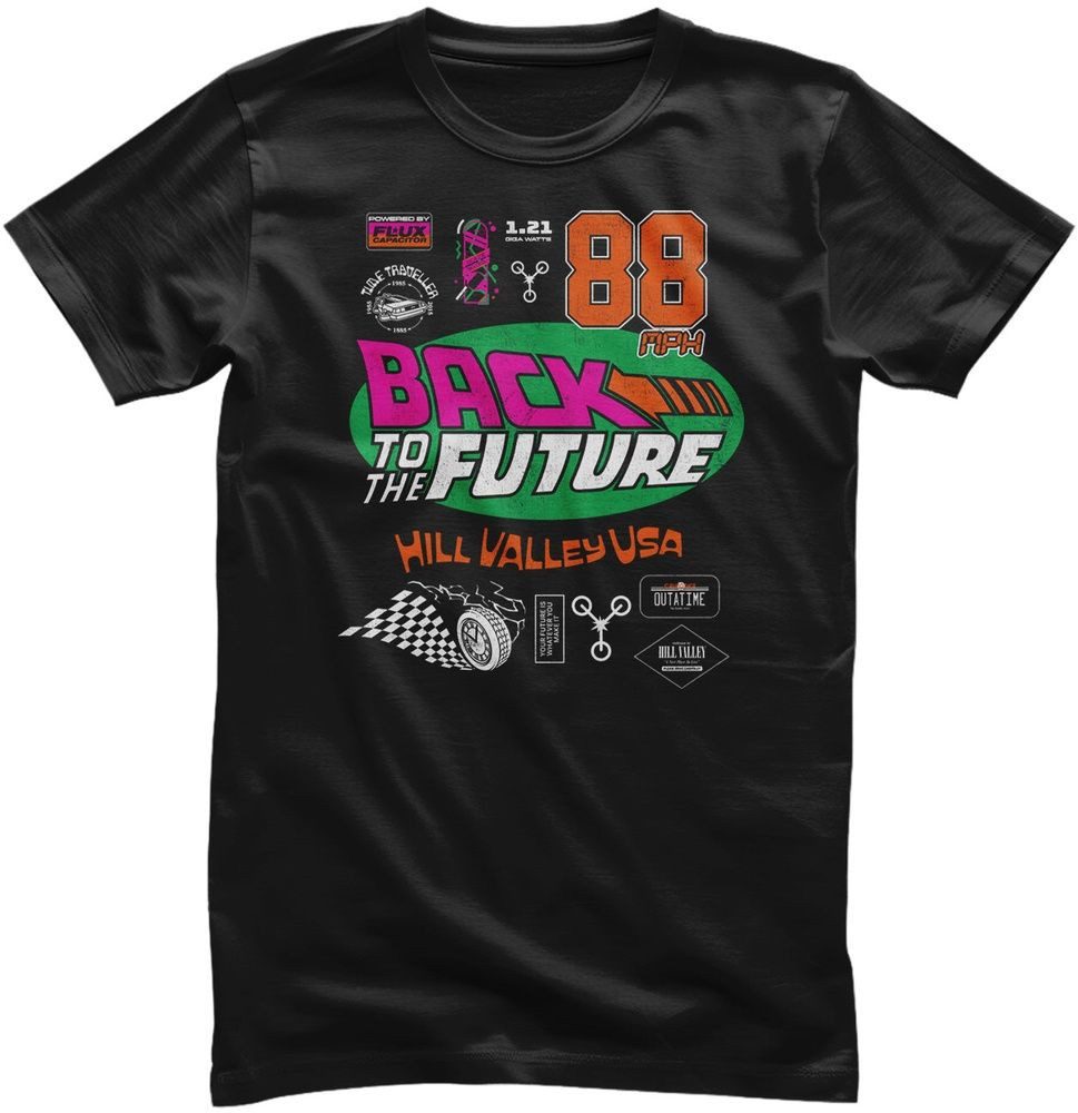 Back to the Future T-Shirt Back To The Future Icons T-Shirt