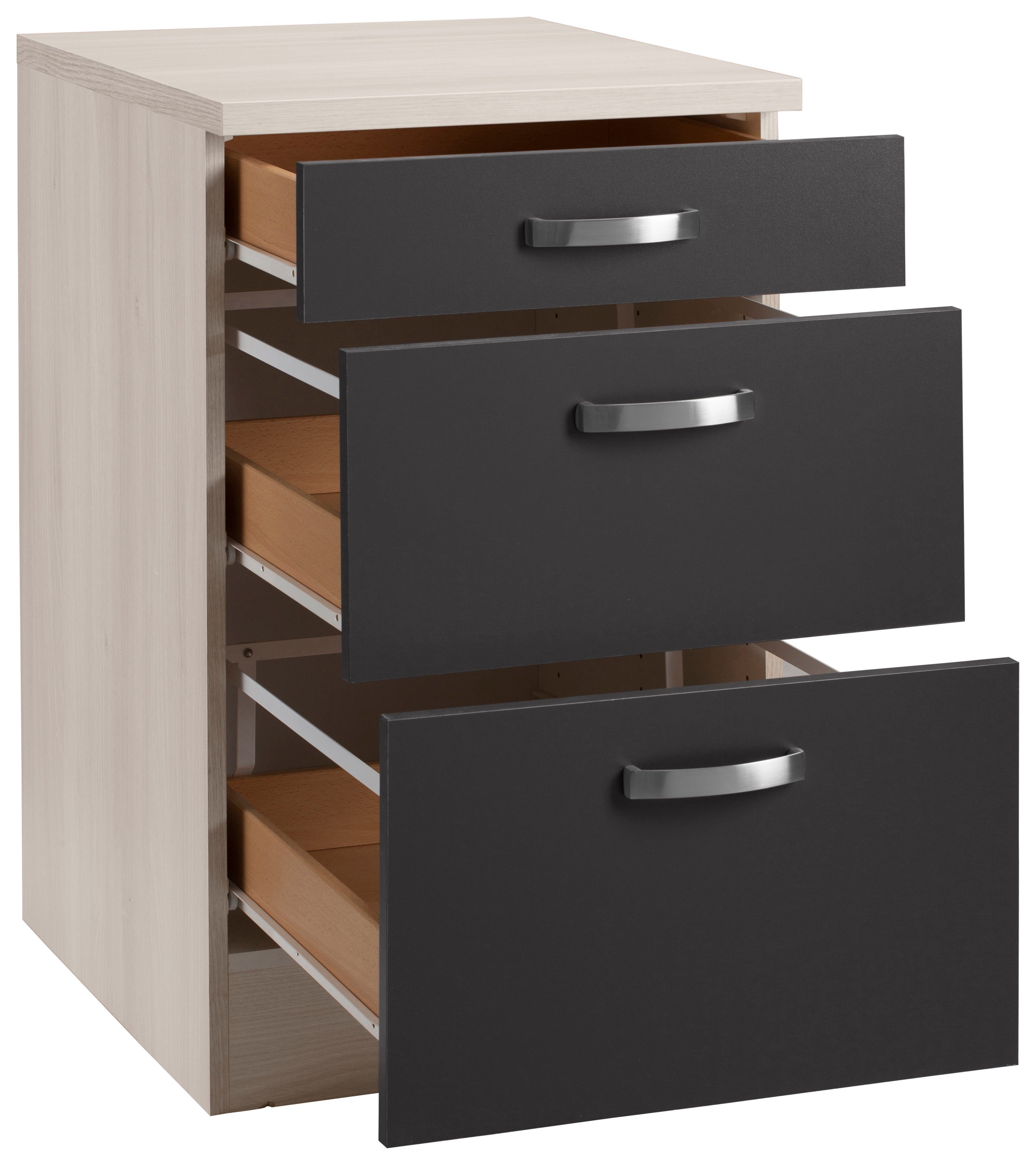 OPTIFIT Unterschrank Faro, mit Metallgriffen, Breite 50 cm