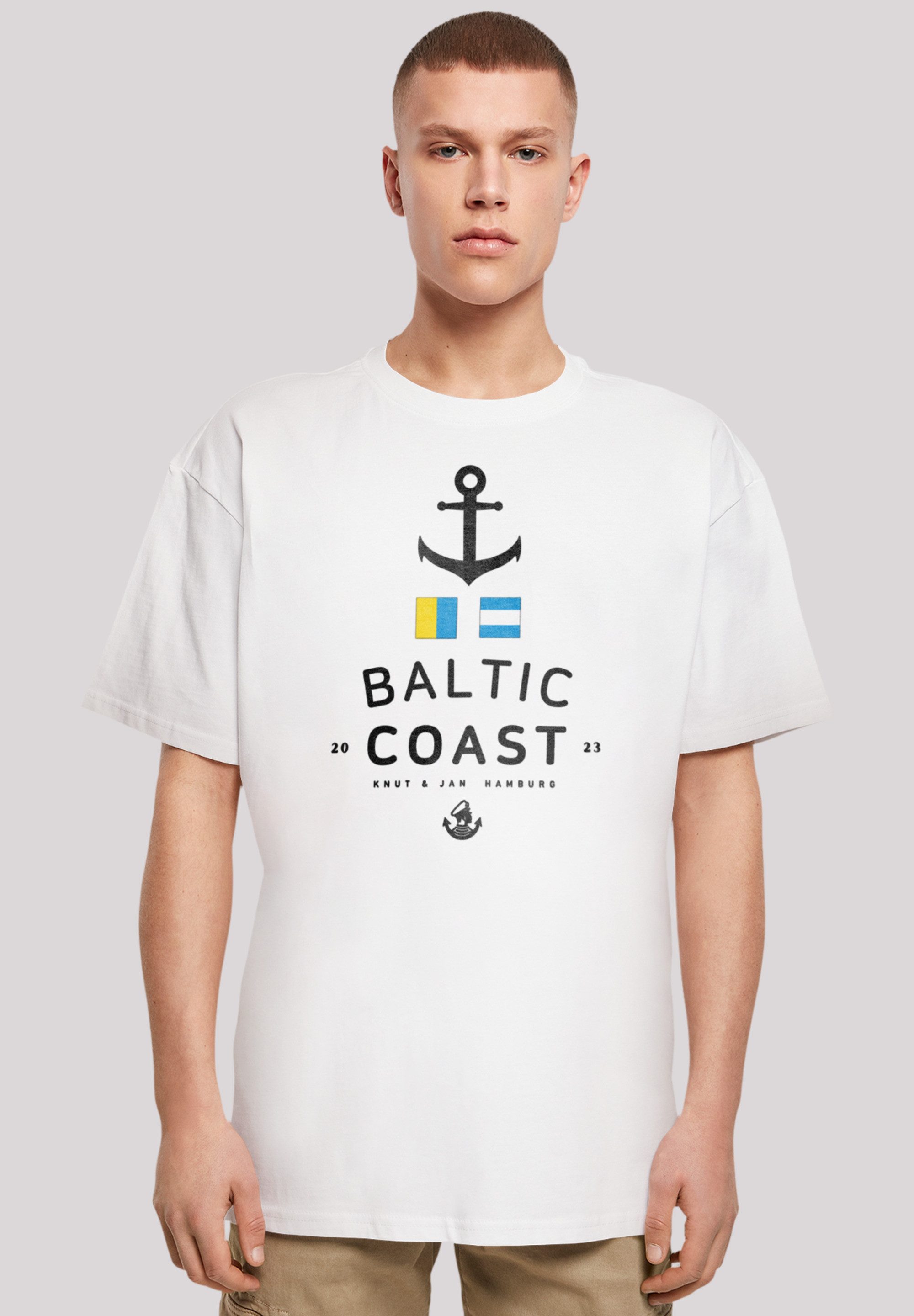 F4NT4STIC T-Shirt "Ostsee Baltic Sea Knut & Jan Hamburg", Print günstig online kaufen