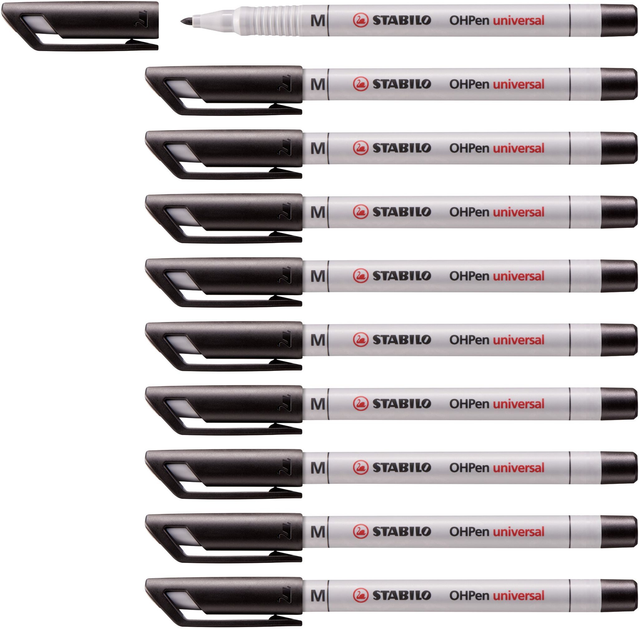 STABILO Folienstift STABILO OHPen universal wasserlöslich M schwarz