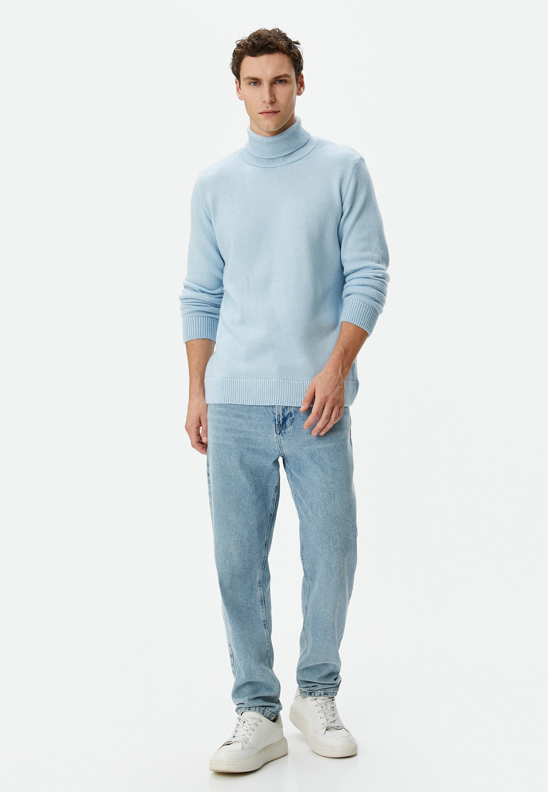 Rollkragenpullover Rollkragen Langärmelig Sweater