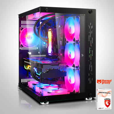 Memory PC Gaming-PC (AMD Ryzen 7 5800X, AMD RX 6700, 16 GB RAM, 500 GB SSD, Wasserkühlung)
