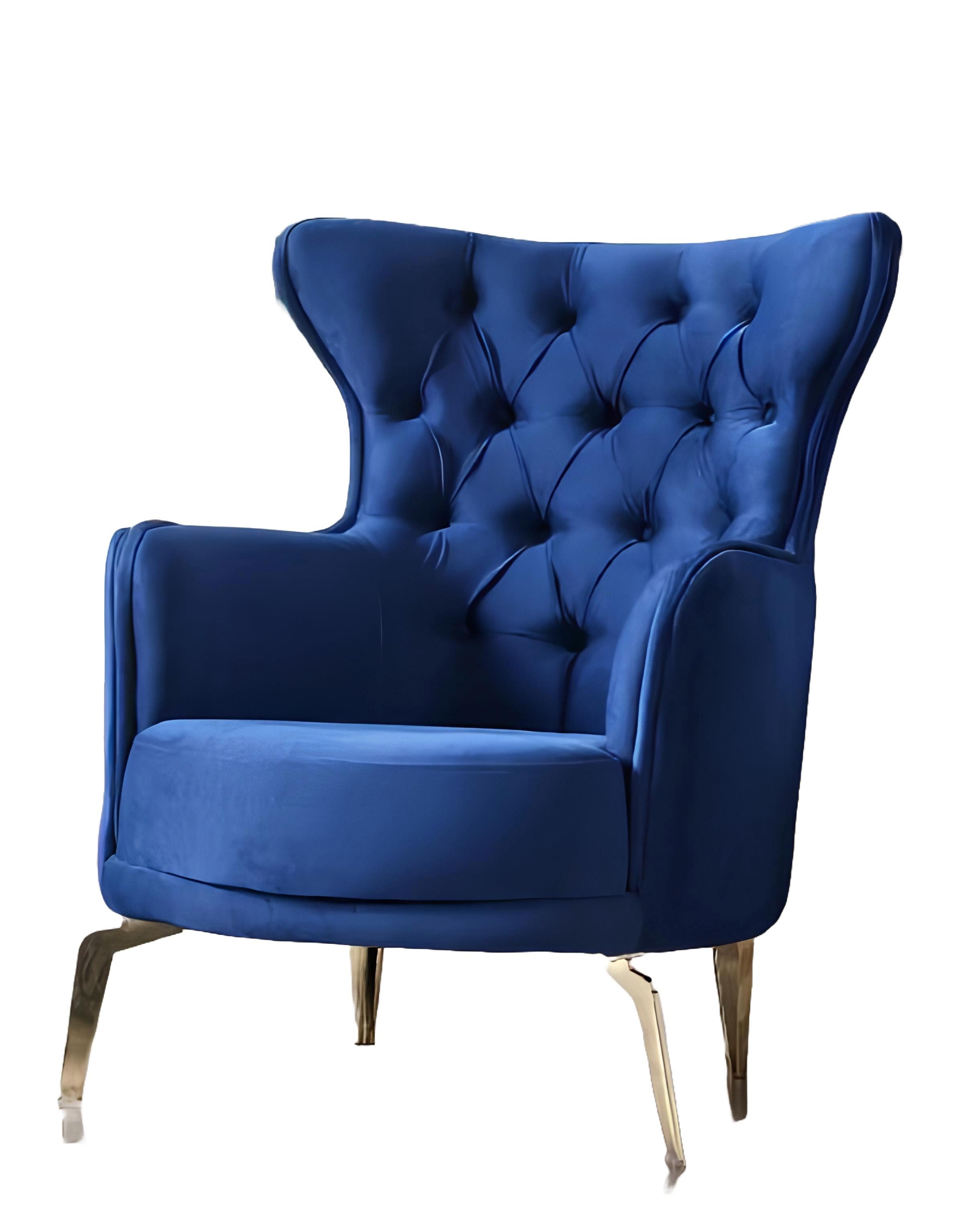 Ohrensessel Sessel Design Couch Relax Hochwertig Textil Polster Sitzer Luxus