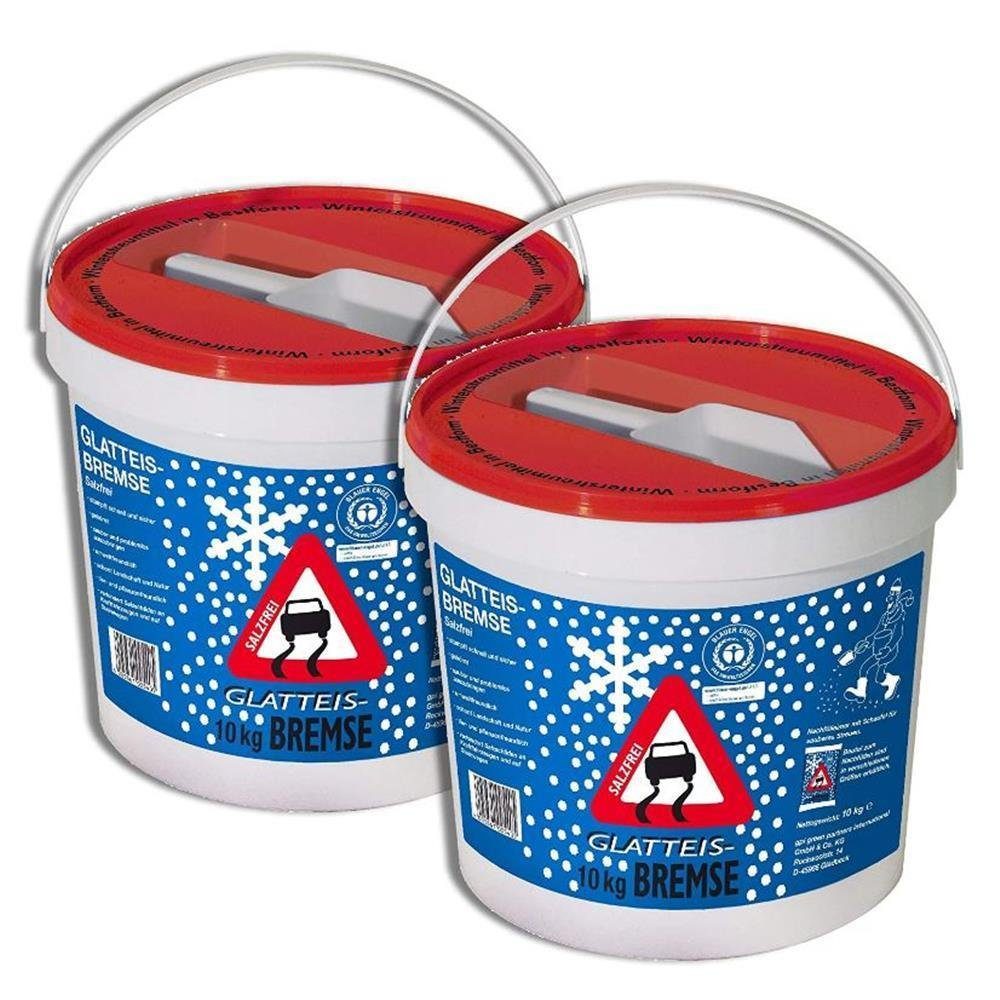 gpi green partners international GmbH & Co. KG Sand Streusplitt ohne Streusalz Eimer 2x10 kg Streuschaufel Streugranulat