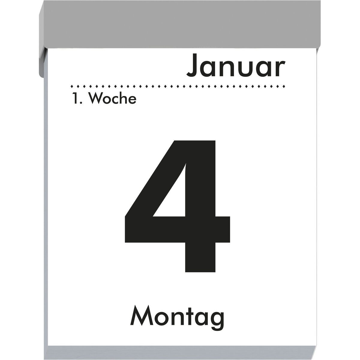 ZETTLER Abreißkalender Tagesabreißkalender 302 M 5,4x7,2cm 2027