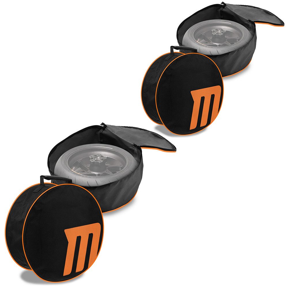 Sitzbank Set 2x Reifentaschen Set für Vorder/ Hinterrad 17 Zoll RT12 Motorrad R