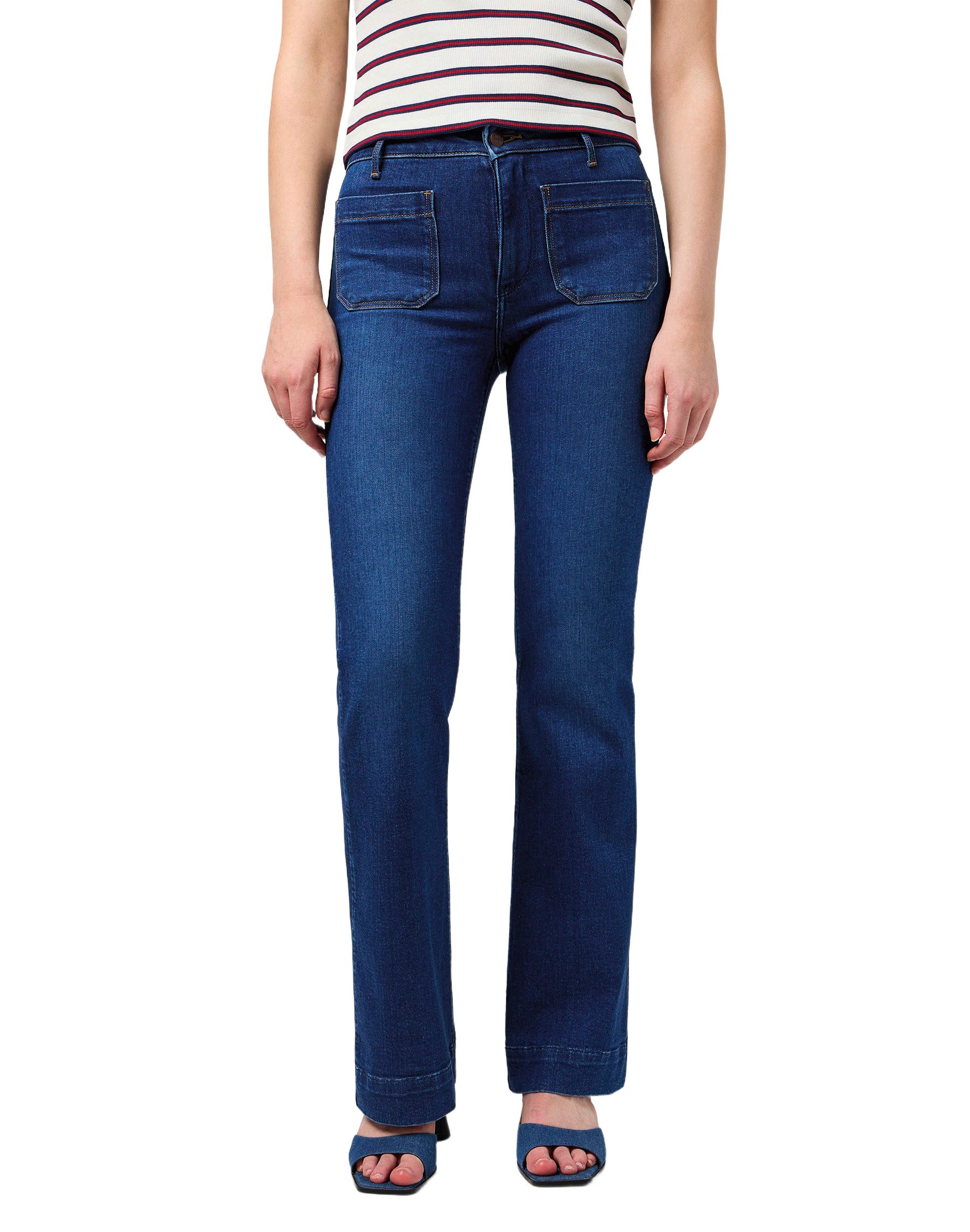 Wrangler Stretch-Jeans WRANGLER FLARE dark wash 112351028