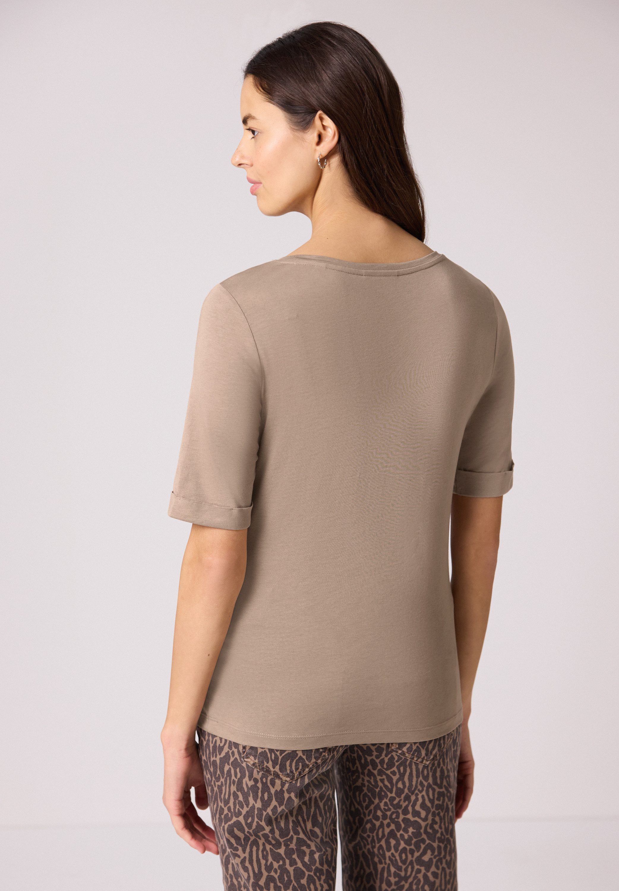 STREET ONE T-Shirt mit V-Ausschnitt – Bild 3 von 5