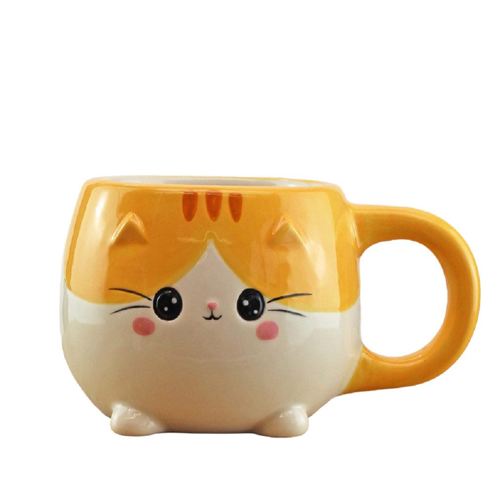 Winkee Кружки Pet Buddies Kaffeebecher Kätzchen Kitten, Keramik, ca. 14 x 11 x 9 cm, für ca. 300 ml