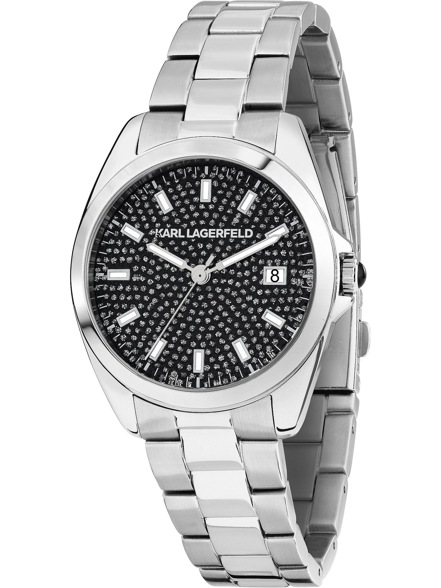 KARL LAGERFELD Quarzuhr Karl Lagerfeld Damen-Uhren Analog Quarz