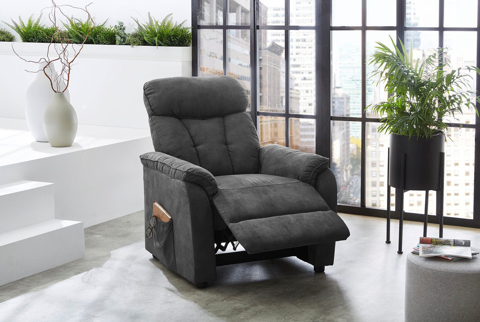 Jockenhöfer Gruppe TV-Sessel Dorsten, B: 86 cm, Sitzhöhe: 46 cm, mit Relax- günstig online kaufen