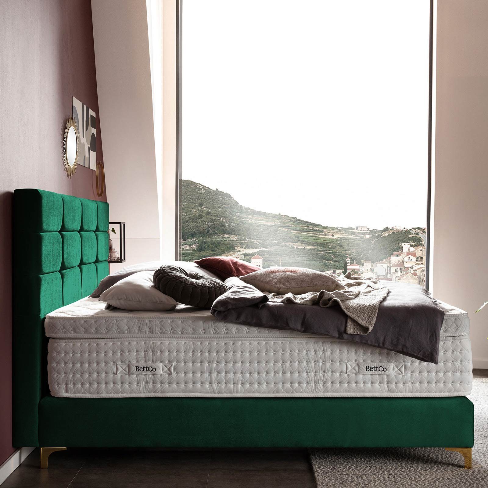BettCo Boxspringbett Kansas (180 x 200 günstig online kaufen