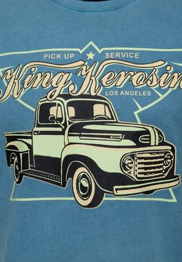 KingKerosin Print-Shirt Pick Up Service (1-tlg) Oil-Washed