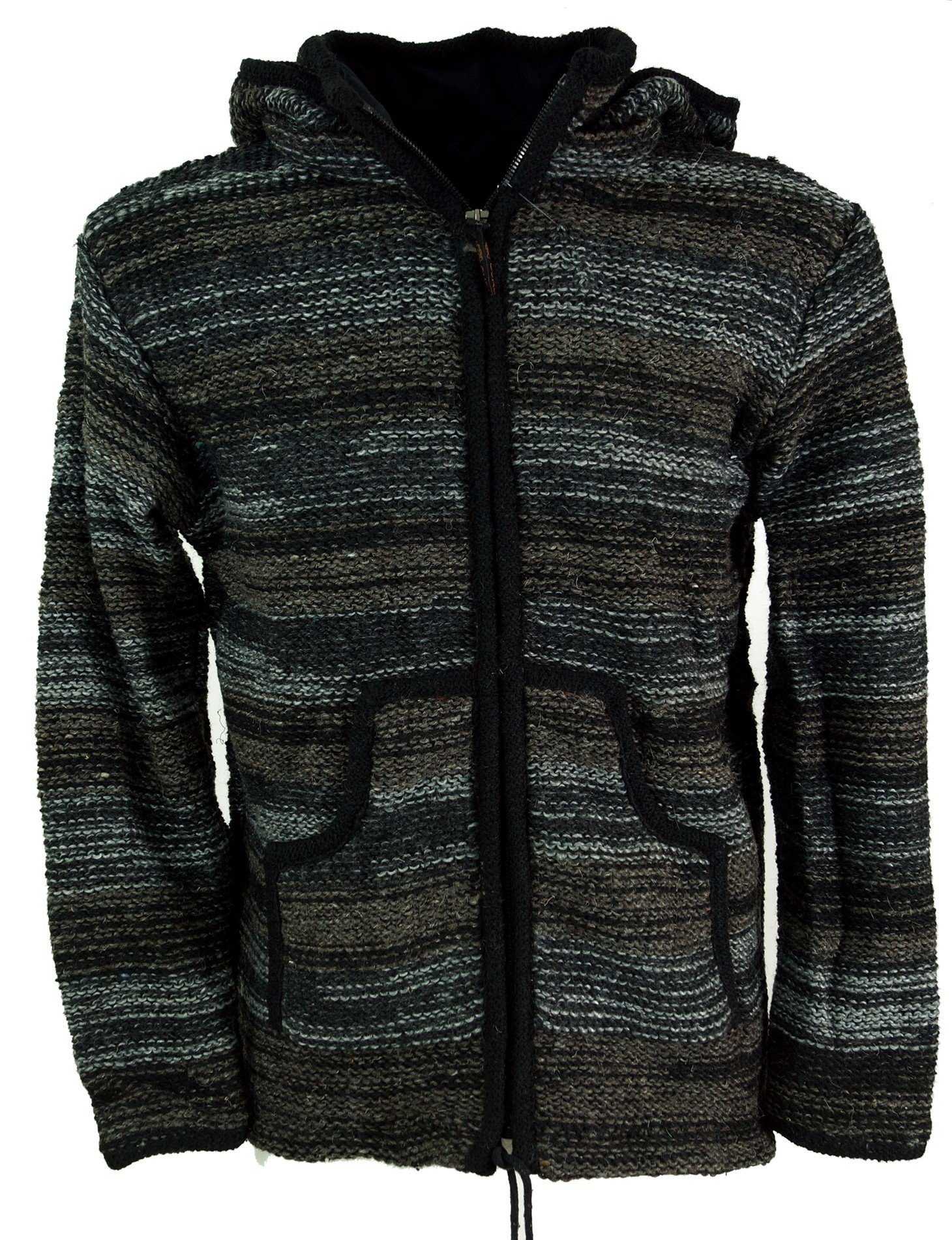 Strickjacke Unisex Strickjacke, Wolljacke, Nepaljacke Batik..