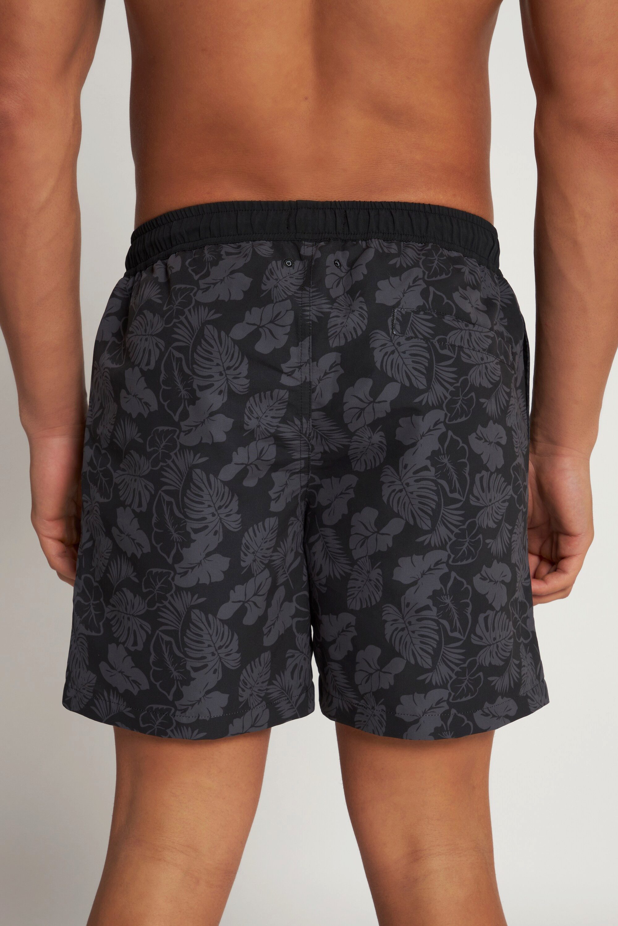 JP1880 Badehose Badeshorts Beachwear Elastikbund floraler Print