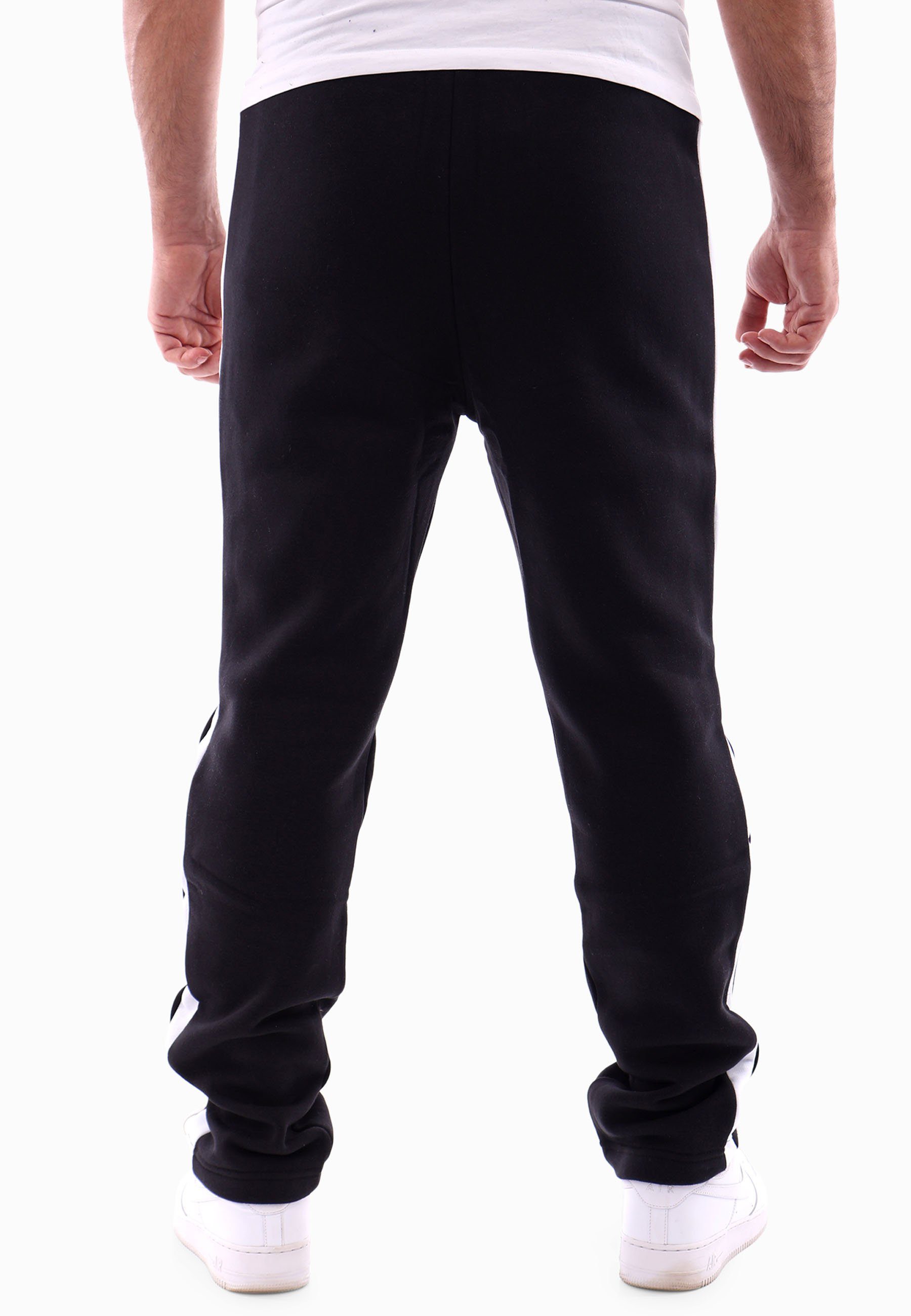 Reslad Jogginghose Reslad Herren Jogginghose RS-5091 (1-tlg., Jogginghose) Sporthose mit Streifen Sweathose Trainingshose gestreift