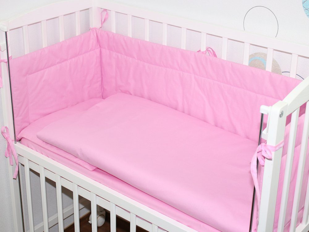 Primawela Beistellbett Baby Bettwäsche für Beistellbett mit Nestchen Spannbettlaken 6 teilig